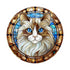 Cat Ragdoll Glass Suncatcher Worktop Saver